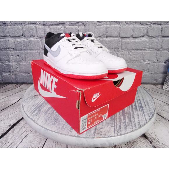Nike Dunk Low GS Spider-Man White/Wolf Grey-Lt Crimson Youth 4.5Y Women 6 New